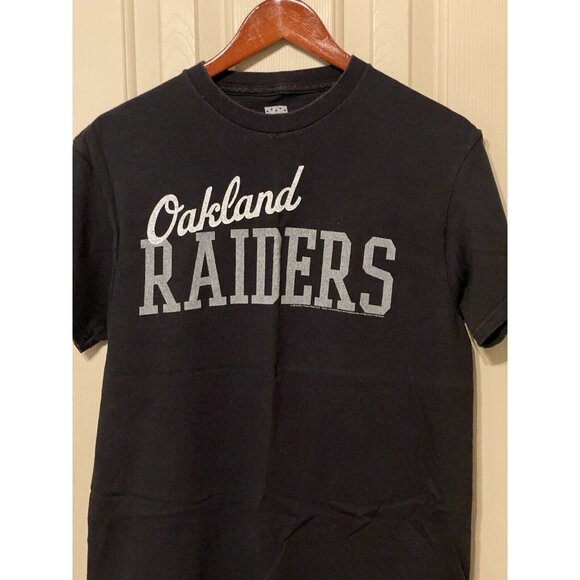 Oakland Raiders Black Men's T-Shirt M Football NFL Junk Food 2012 - Picture 3 of 11